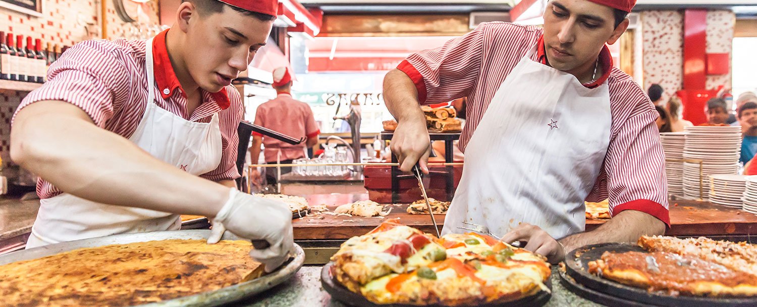pizza and faina guerrin 