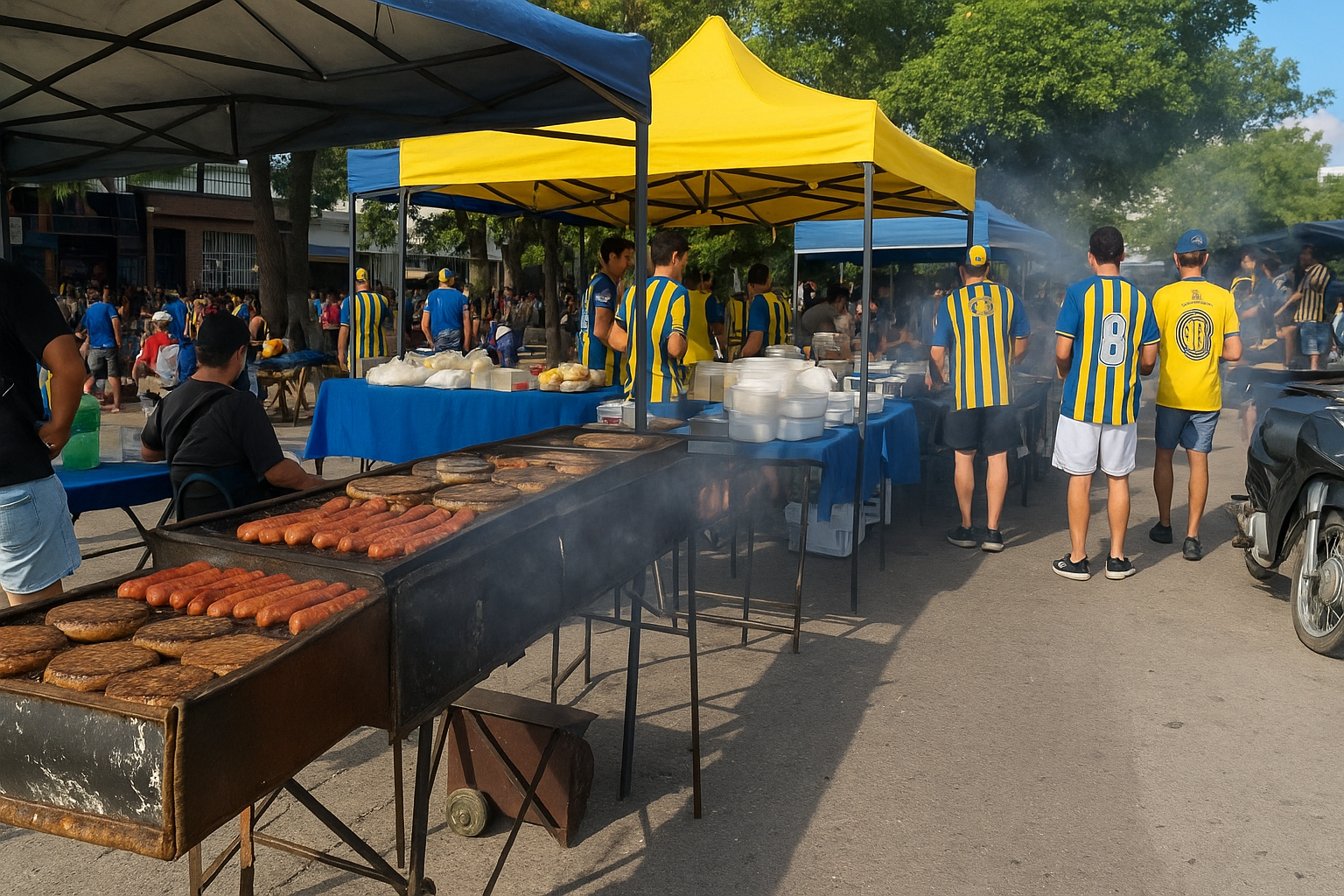 choripan after soccer match