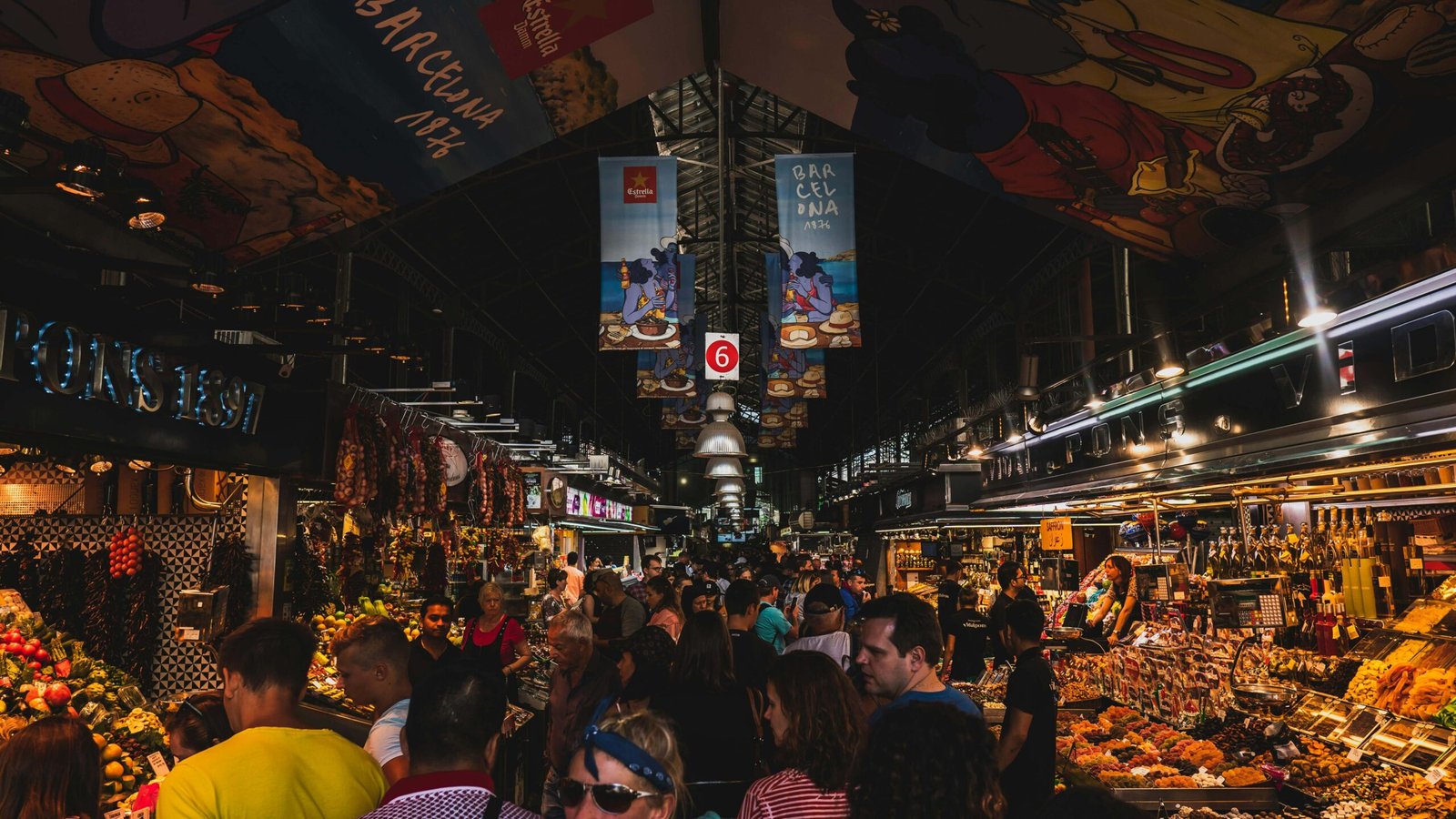 food market in Barcelona
