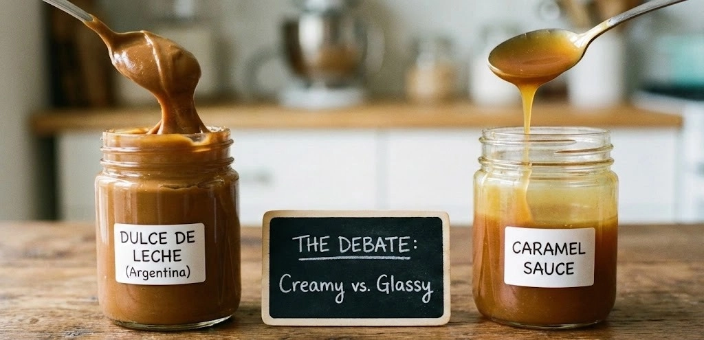 dulce de leche vs caramel main difference